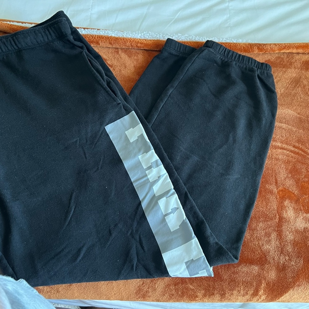 Victoria Secret Pink Black Sweatpants
